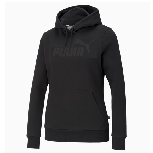 PUMA ESS No.1 WOMENS HOODIE BLACK