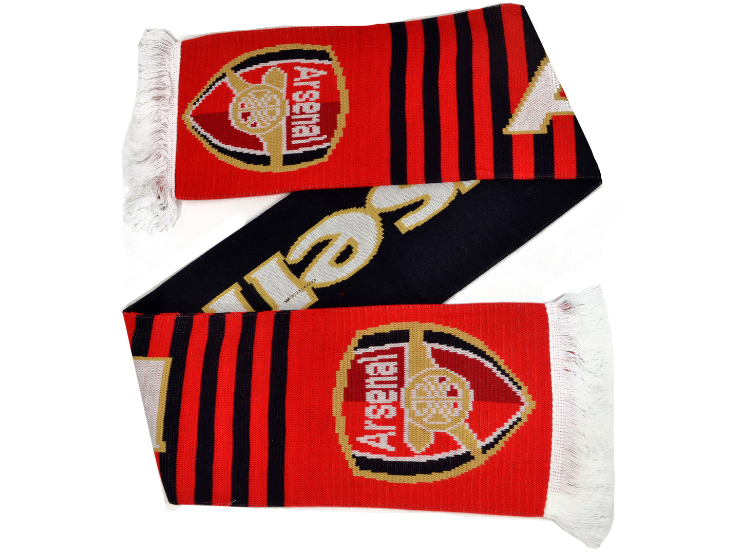 ARSENAL STRIPE JACQUARD KNIT SCARF